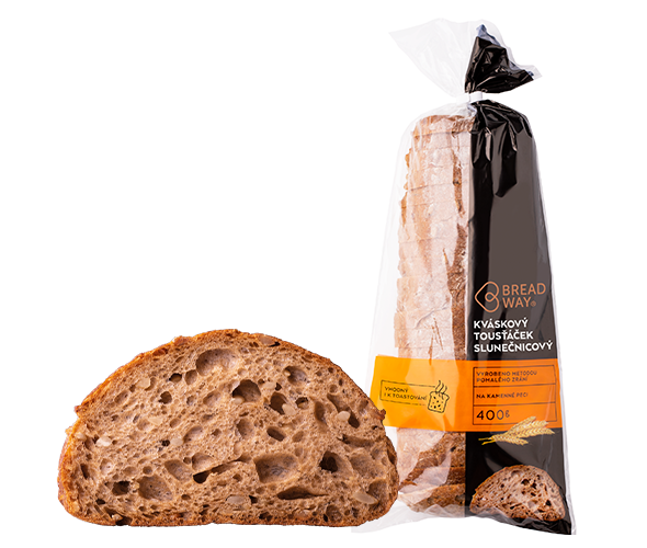 Kváskový tousťáček slunečnicový