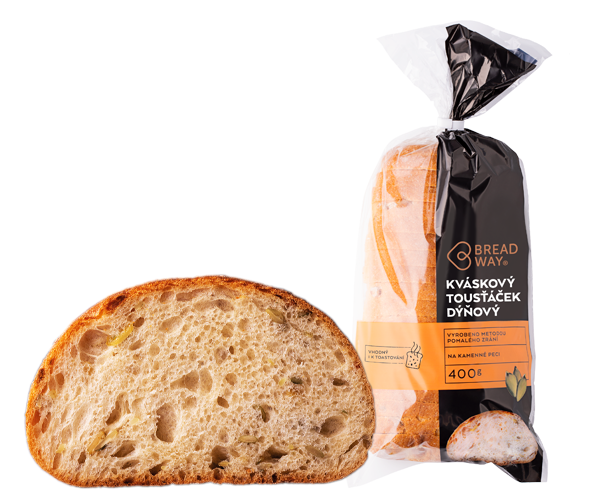 Kváskový tousťáček dýňový